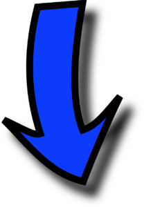Blue arrow pointing down to the final thought text
